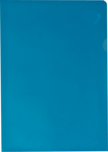 Zakládací obal A4 barevný - tvar L / modrá / 100 ks