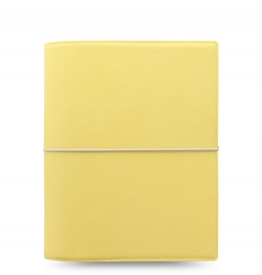 Filofax Domino Soft A5 týdenní pastelová žlutá