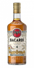 Rum Bacardi 4y Cuatro Aňejo  40%0.70l