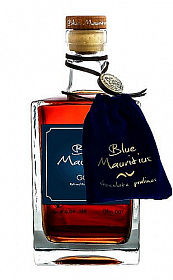 Rum Blue Mauritius + měšec s pralinkama na hrdle  40%0.70l