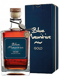Rum Blue Mauritius GOLD v papírové krabičce  40%0.70l