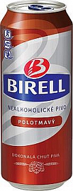 Birell 0,5l plech polotmavý