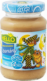 Dětská výživa Hello 190g banán