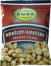 Arašídy pražené solené 100g ENSA