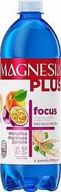Magnesia Plus Focus Minerální voda meruňka+marac.+ženšen jemně perlivá 700ml PET
