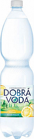 Dobrá voda Minerální voda citron jemně perlivá 1,5l PET