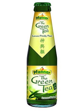 Pfanner Zelený čaj 0,25l sklo