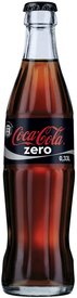 Coca cola 0,33l zero sklo