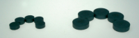 Magnety černé Durox - průměr 26 mm