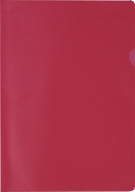 Zakládací obal A4 barevný - tvar L / červená / 100 ks