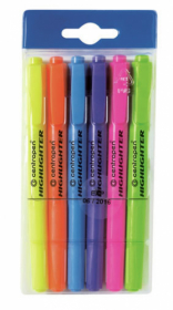 Zvýrazňovač Centropen HIGHLIGHTER 8722 - sada 6 ks