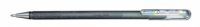 Gelové pero Pentel K 110 metalické - stříbrná
