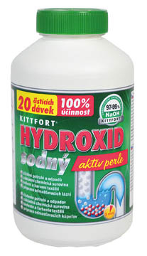 Hydroxid sodný krystalický čistič odpadů 1 kg