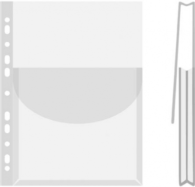 Závěsný obal A4 s rozšířenou kapacitou a klopou - A4 / 12 ks