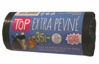Pytle do koše Vipor TOP 35L/20my/15 ks/černé/extra pevné