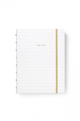 Blok Filofax Notebook Moonlight bílá - A5/56l