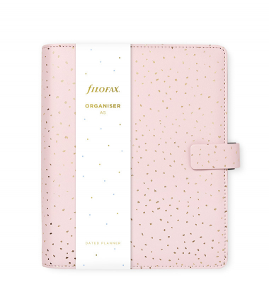 Diář Filofax Confetti A5 / Rose Quartz