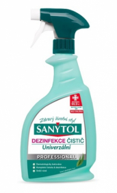 Sanytol univerzální čistič Professional - 750 ml s rozprašovačem / eukalyptus