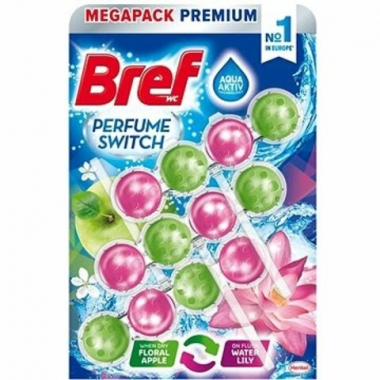 Bref WC Perfume swich kuličky 3 x 50 g