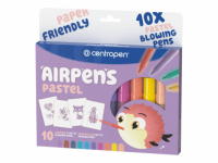Foukací fixy Centropen AirPens 1500/10 - Pastel / sada 10 ks