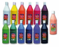 Tekuté temperové barvy JOVI PREMIUM v lahvi - 1000 ml / růžová