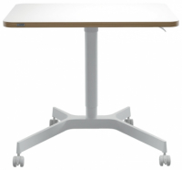 Výškově nastavitelný stůl Leitz Ergo – 80 x 60 cm / bílá