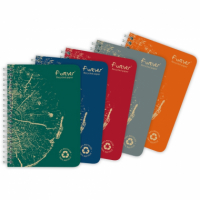 Blok kroužkový Clairefontaine forever A6 - linka / 60 listů / mix barev