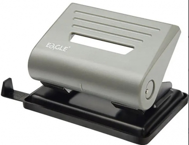 Kancelářský děrovač Eagle - šedá