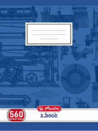 Sešit školní Herlitz Premium 560 - A5 / čistý / 60 listů