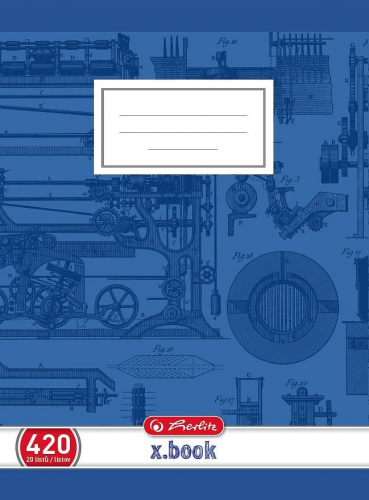 Sešit školní Herlitz Premium 420 - A4 / čistý / 20 listů