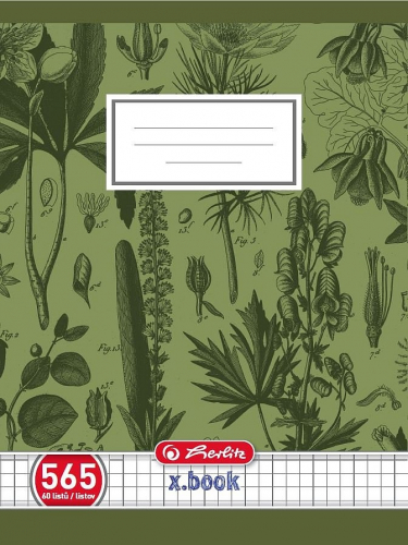 Sešit školní Herlitz Premium 565 - A5 / čtvereček / 60 listů