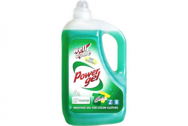 Well done Power prací gel barevné prádlo - 4 l / 67 dávek