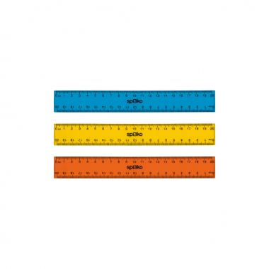 Pravítko SPOKO 20 cm - mix