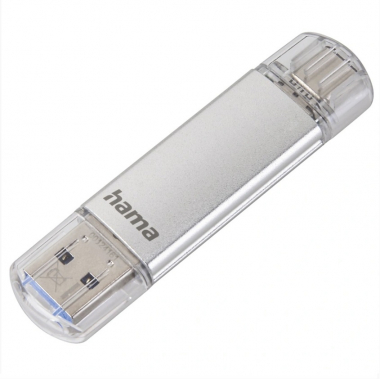 Flash Pen Laeta twin - stříbrná / 64 GB /  USB 3.1