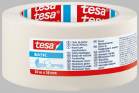 Lepicí páska krepová Tesa bílá - 50 mm x 50 m