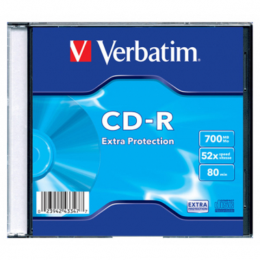Verbatim CD-R Slim 700 MB - 52x / 1 ks