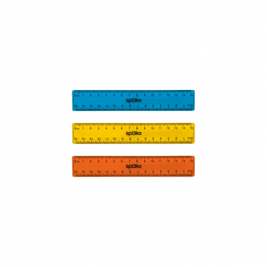 Pravítko SPOKO 15 cm - mix