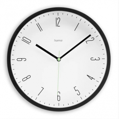 Nástěnné hodiny Hama Capri - černá