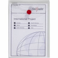 Spisové desky s drukem Snopake Polyfile - A6 / čirá