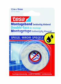Montážní páska oboustranná Tesa na zrcadla - bílá / 19 mm x 1,5 m