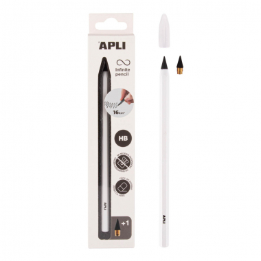 Tužka APLI HB nekonečná - bílá / až 16 km