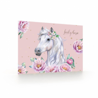 Pracovní podložka s obrázkem - Kůň romantic / 60 x 40 cm