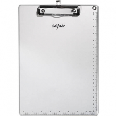 Podložka A4 s klipem Snopake - kovový rám / stříbrná