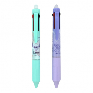 Kuličkové pero Colorino 4v1 gumovací - Stitch Pastel  / 0,5 mm