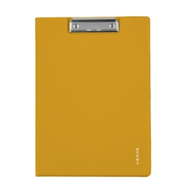 Dvojdeska A4 VERDE s klipem - hořčicová