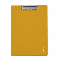 Dvojdeska A4 VERDE s klipem - hořčicová