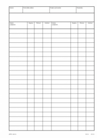 Docházkový sešit pro žáky A4 / 250 stran