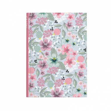 Kniha záznamní A5 - linka / 100 l / růžová