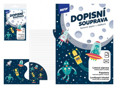 Dopisní papír 5 + 10 - Vesmír