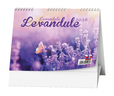 Kalendář stolní obrázkový Levandule / BSV5
